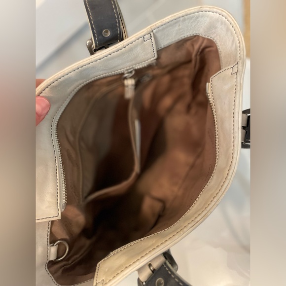 COACH medium size navy tote - Picture 4 of 5